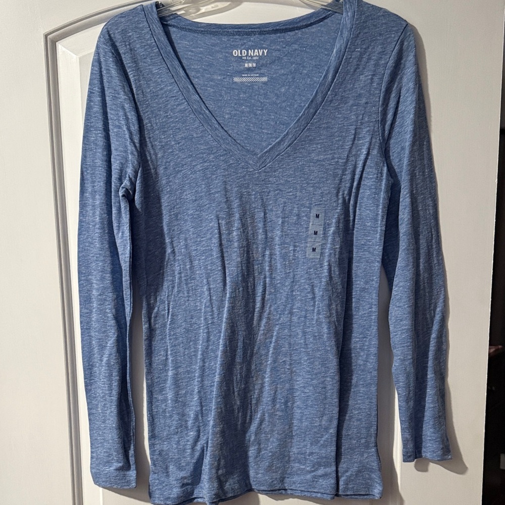 Old Navy Light Blue Long Sleeve Top